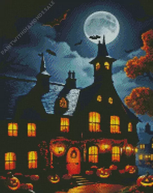 Halloween House Diamond Paintings