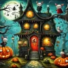 Halloween House Diamond Paintings