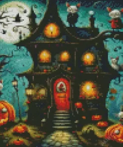 Halloween House Diamond Paintings