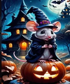 Halloween Mouse Diamond Paintings