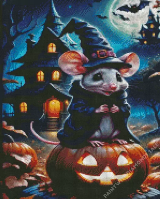 Halloween Mouse Diamond Paintings