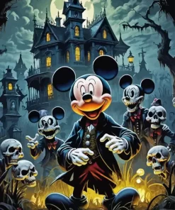 Halloween Mickey Mouse Diamond Paintings