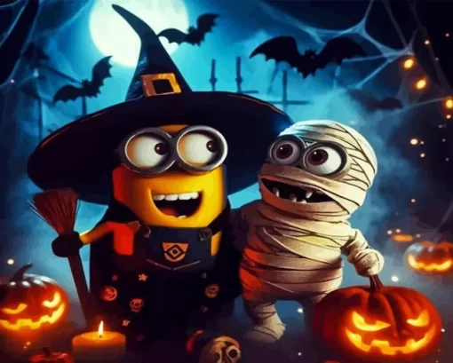 Halloween Minion Diamond Paintings