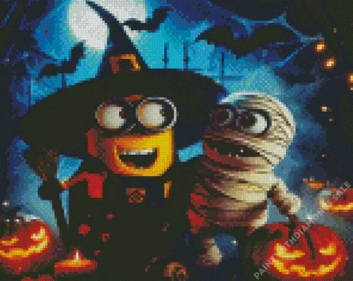 Halloween Minion Diamond Paintings