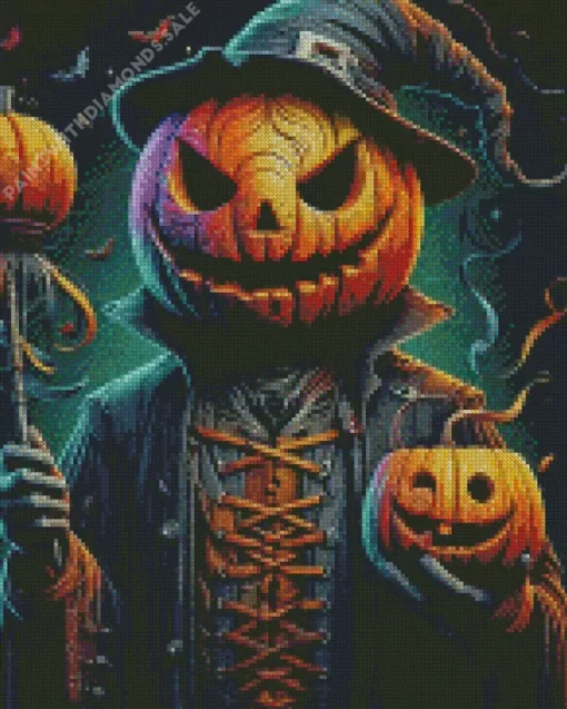 Halloween Pumpkin Diamond Paintings