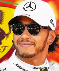 Hamilton F1 Driver Diamond Painting