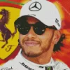 Hamilton F1 Driver Diamond Painting