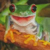 Happy Frog Diamond Painting