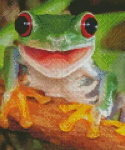 Happy Frog Diamond Painting