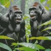 Happy Gorillas Diamond Painting