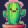 Happy Cactus Art Diamond Painting