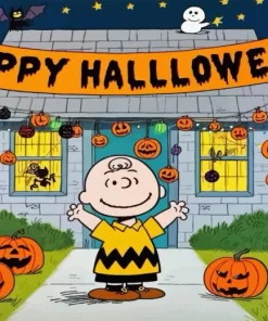 Happy Halloween Peanuts Diamond Paintings