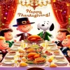 Happy Thanksgiving Snoopy Diamond Paintings