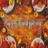 Happy Thanksgiving Table Diamond Paintings