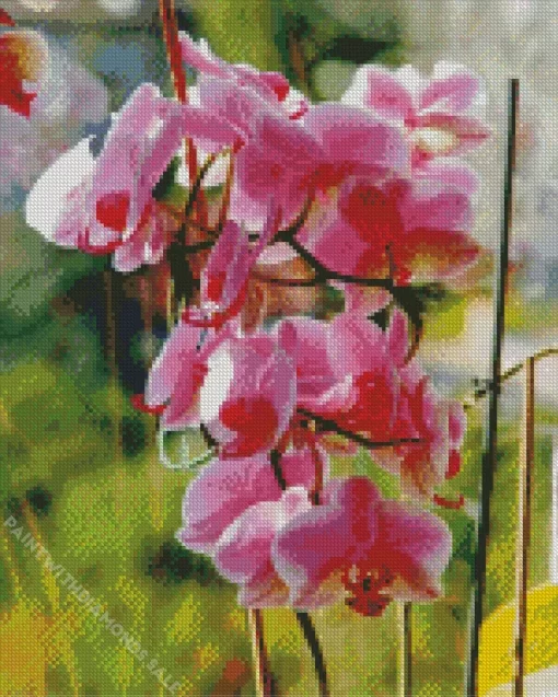 Heavenly Orchids Diamond Painting