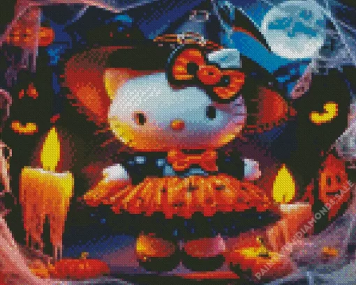 Hello Kitty Halloween Diamond Painting