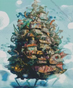 Howls Moving Castle art Diamond Painting