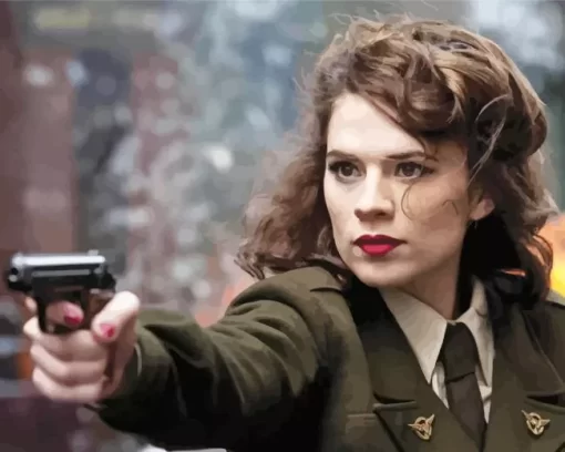 Iconic Hayley Atwell In The Avengers Diamond Painting