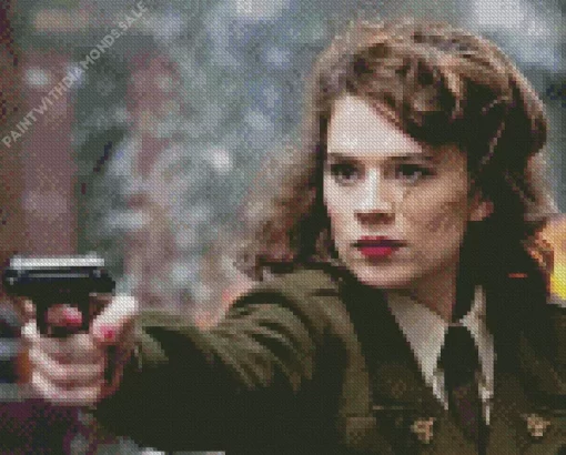 Iconic Hayley Atwell In The Avengers Diamond Painting