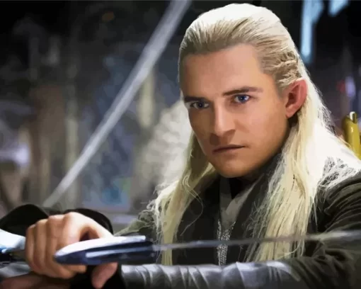 Iconic Orlando Bloom The Lord Of The Rings Diamond Painting