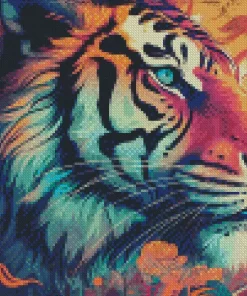 Illustration Tiger Diamond Painting