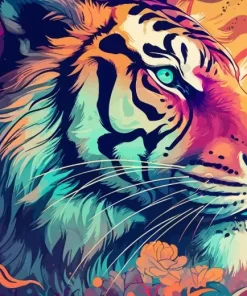 Illustration Tiger Diamond Painting