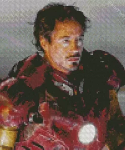 Iron Man Robert Downey Diamond Painting