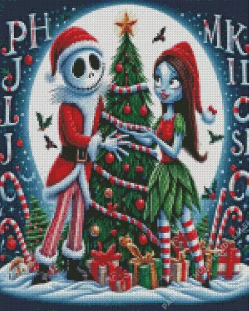 Jack And Sally Diamond Painting