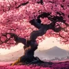 Japanese Cherry Blossom Diamond Painting