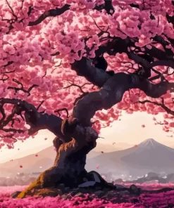 Japanese Cherry Blossom Diamond Painting