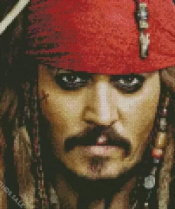 Johnny Depp Pirates Of The Caribbean Diamond Painting