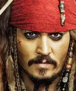 Johnny Depp Pirates Of The Caribbean Diamond Painting