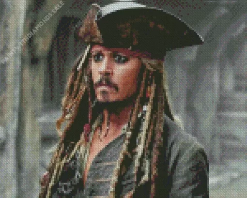 Johnny Pirates Of The Caribbean Diamond Painting