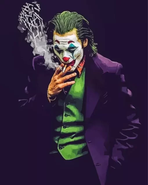 Joker Smoking Diamond Painting