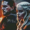 jon snow and daenerys targaryen GOT diamond dotz