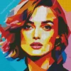 Keira Knightley Pop Art Diamond Painting