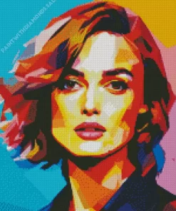 Keira Knightley Pop Art Diamond Painting