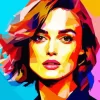 Keira Knightley Pop Art Diamond Painting