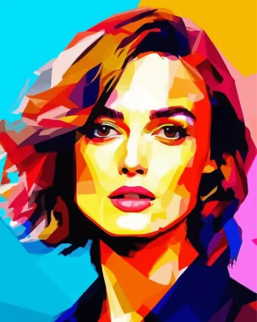 Keira Knightley Pop Art Diamond Painting