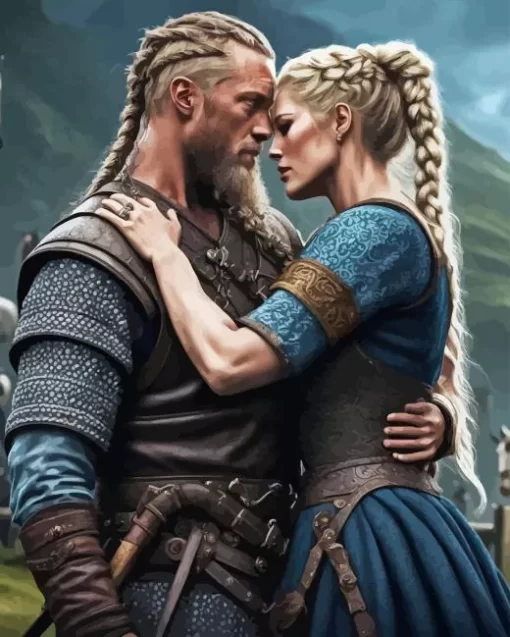 lagertha and ragnar diamond dotz