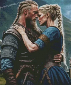 lagertha and ragnar diamond paints