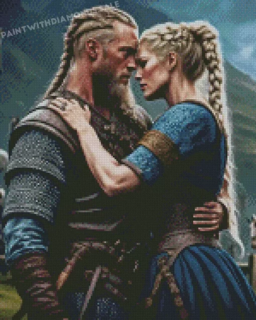 lagertha and ragnar diamond paints