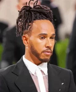 Lewis Hamilton In A Suit Diamond Painting