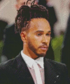 Lewis Hamilton In A Suit Diamond Painting