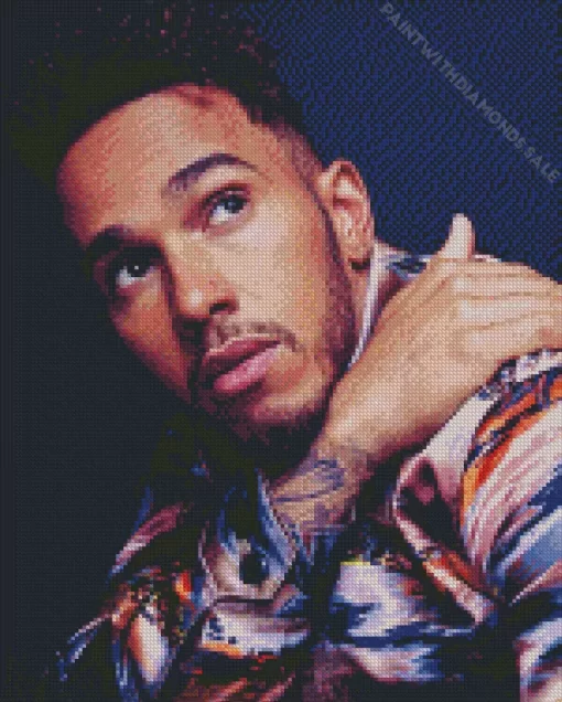 Lewis Hamilton Magazine Poster Diamond Painting