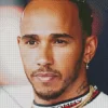 Lewis Hamilton Portrait Diamond Painting