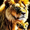 Lion And Cub Diamond Painting