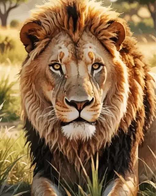 Lion Animal Diamond Painting