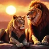 Lions Diamond Painting