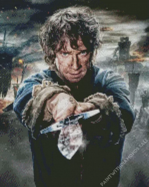 lord of the rings Bilbo Diamond By Numbers